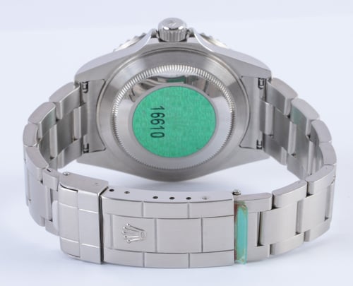Rear / Band View of Submariner Date 'Anniversary' Kermit