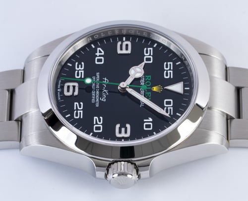 Crown Side Shot of Air-King 40MM