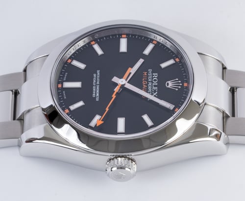 Crown Side Shot of Milgauss