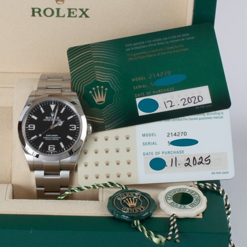 View in Box of Explorer 39MM 'Full Lume'