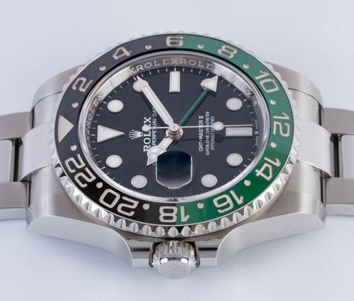 Crown Side Shot of GMT-Master II 'Sprite'