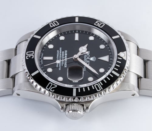 Crown Side Shot of Submariner Date