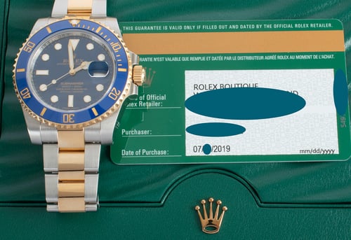 Paper shot of Submariner Date