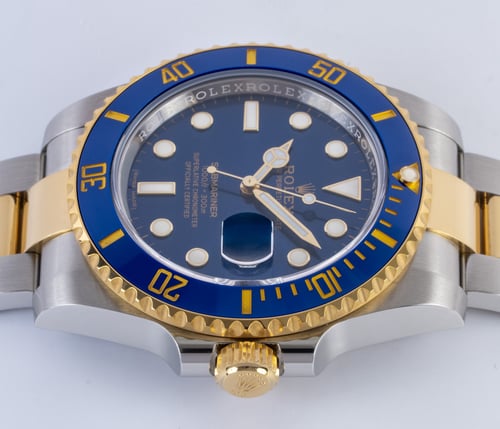 Crown Side Shot of Submariner Date