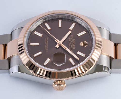Crown Side Shot of Datejust 41