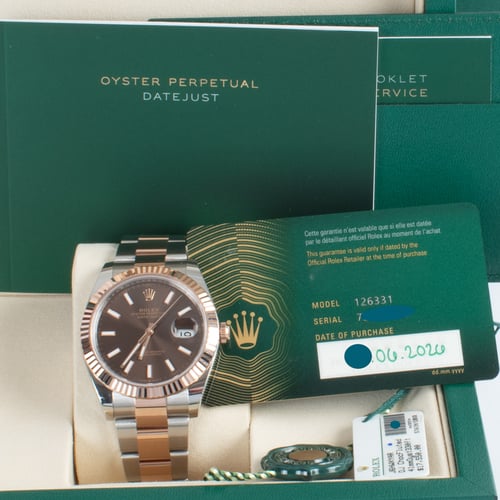 View in Box of Datejust 41
