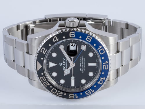 Front View of GMT-Master II BLNR 'Batman'