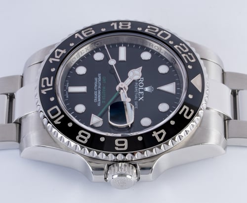 Crown Side Shot of GMT-Master II 'Green Arrow'