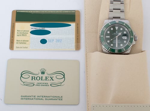 Paper shot of Submariner Date 'Hulk'