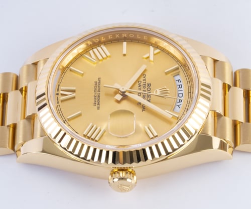 Crown Side Shot of Day-Date 40 President