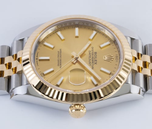 Crown Side Shot of Datejust 41