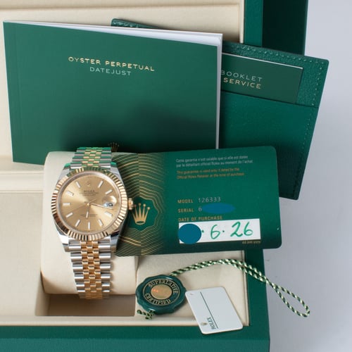 View in Box of Datejust 41
