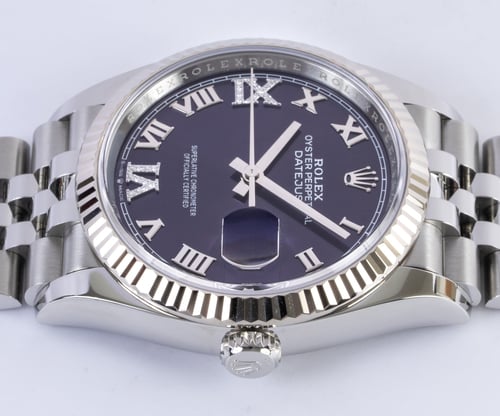 Crown Side Shot of Datejust 36