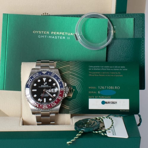 View in Box of GMT-Master II 'Pepsi'