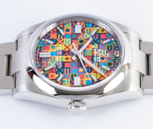 Crown Side Shot of Oyster Perpetual 36