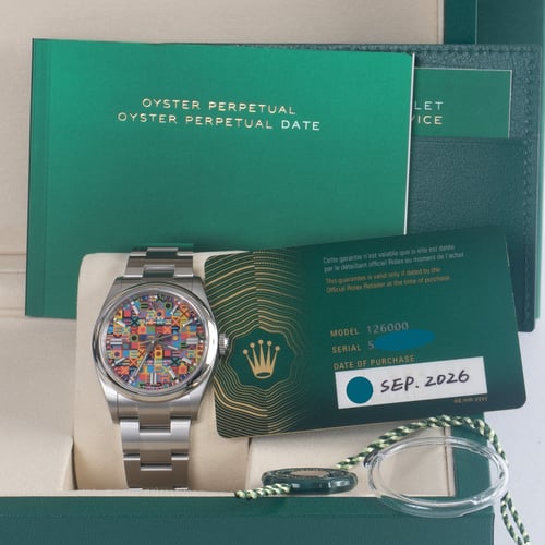 View in Box of Oyster Perpetual 36