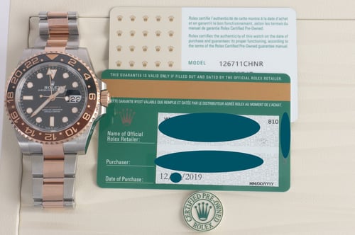 Paper shot of GMT-Master II 'Root Beer'