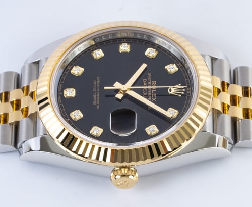 Crown Side Shot of Datejust 41