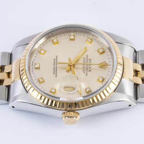 Crown Side Shot of Datejust 36
