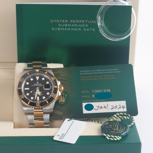 View in Box of Submariner Date 41
