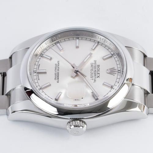 Crown Side Shot of Datejust 36