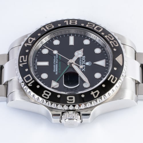 Crown Side Shot of GMT-Master II 'Green Arrow'