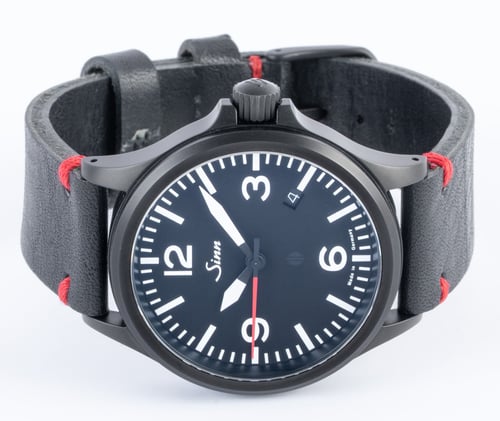 Front View of Black 'Red Seconds'