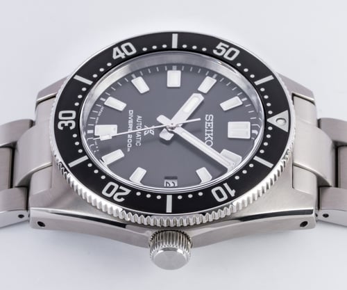 Crown Side Shot of Prospex Diver 1965 Reissue
