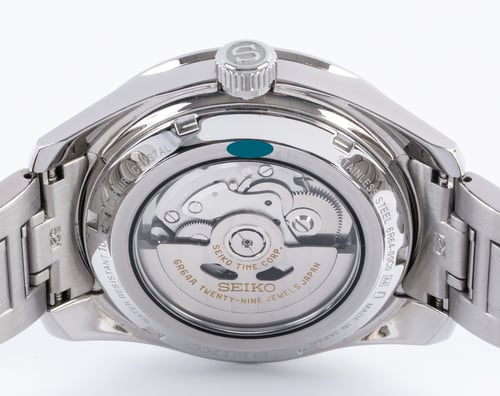 Caseback of Presage GMT Sharp Edged SPB221
