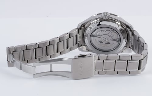 Open Clasp Shot of Presage GMT Sharp Edged SPB221