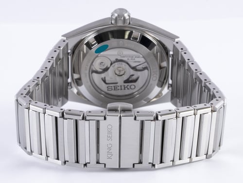 Rear / Band View of King Seiko Vanac 'Evening Twilight' - SLA083