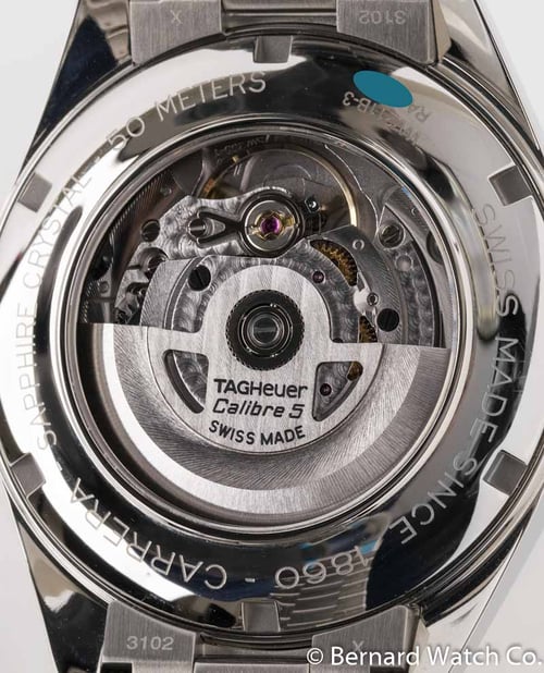 Caseback of Carrera