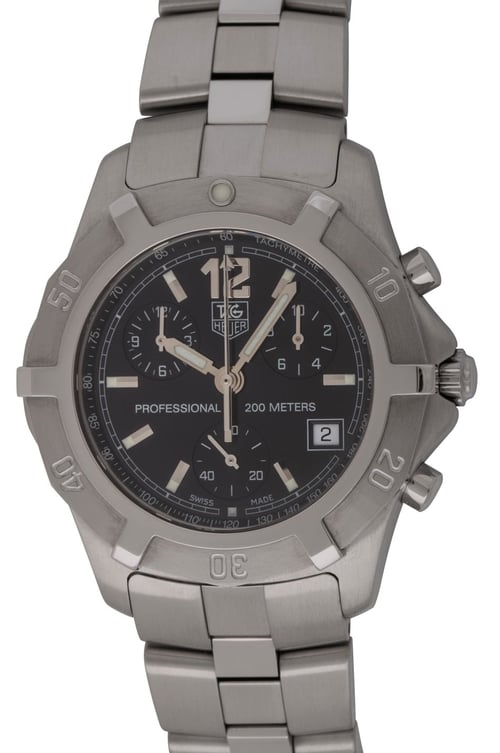 H*a様 TAG heuerエクスクルーシブ2000 CN1110 BA0337 TAG Heuer - 2000 Exclusive Chronograph : CN1110 : SOLD OUT : black