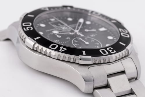 9' Side Shot of Aquaracer Chronograph