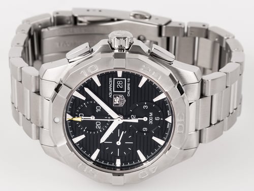 Front View of Aquaracer Chronograph Calibre 16