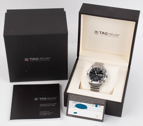 Box / Paper shot of Aquaracer Chronograph Calibre 16