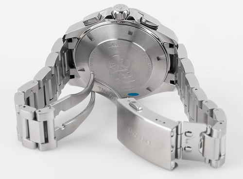Open Clasp Shot of Aquaracer Chronograph Calibre 16