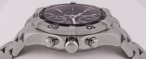 Crown Side Shot of Aquaracer Chronograph