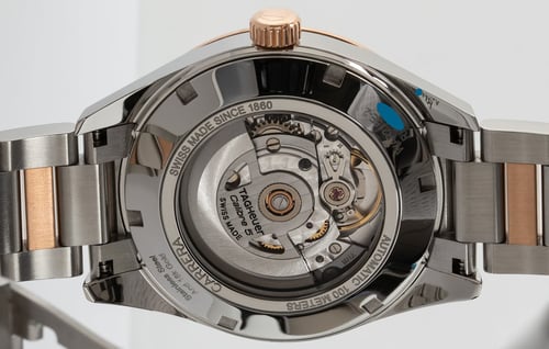 Caseback of Carrera Calibre 5
