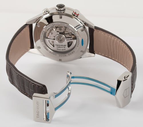 Open Clasp Shot of Carrera Chronograph Day-Date