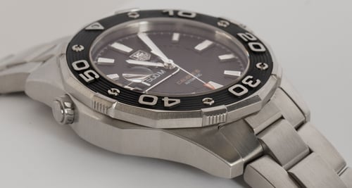 9' Side Shot of Aquaracer Automatic 500M Calibre 5