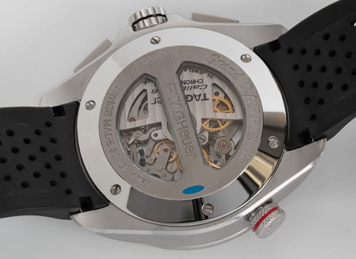 Caseback of Grand Carrera Calibre 36 RS