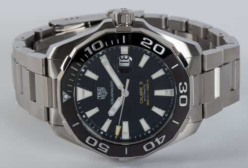 Front View of Aquaracer Calibre 5