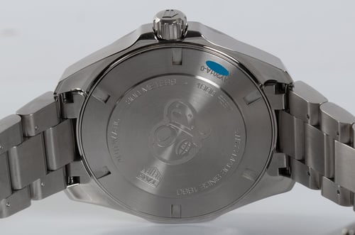 Caseback of Aquaracer Calibre 5