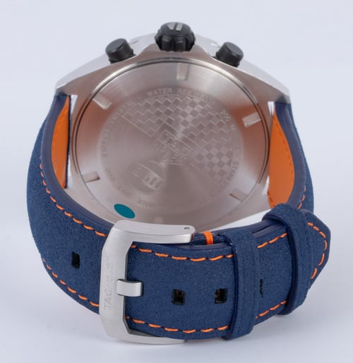 Rear / Band View of Formula 1 Quartz 'Gulf' Chronograph
