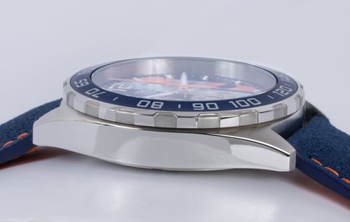 9' Side Shot of Formula 1 Quartz 'Gulf' Chronograph
