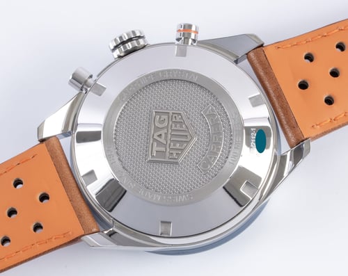 Caseback of Carrera Chronograph