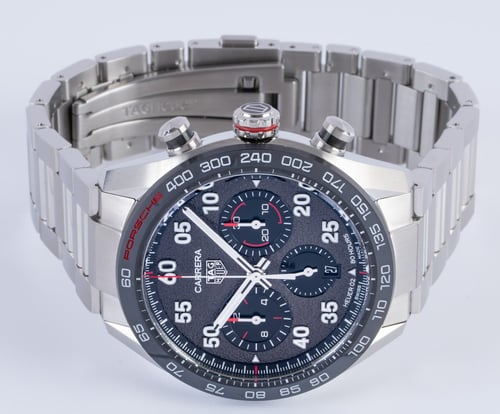 Front View of Porsche x Carrera Chronograph
