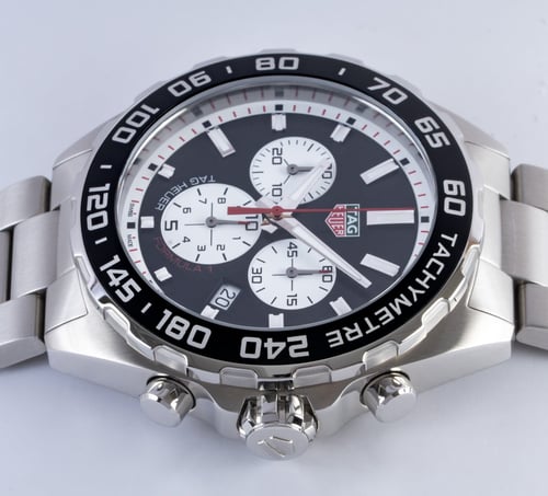 Crown Side Shot of Formula 1 Chronograph