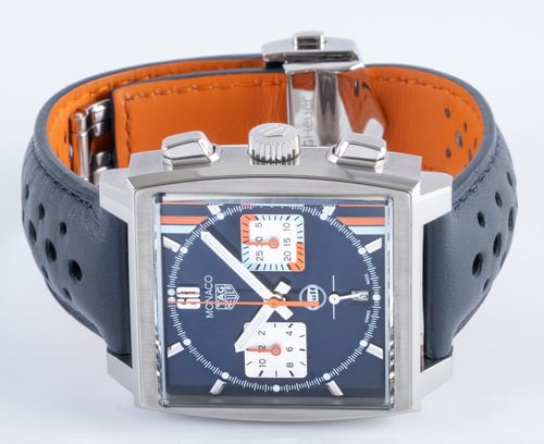 Front View of Monaco 'Gulf' Chronograph